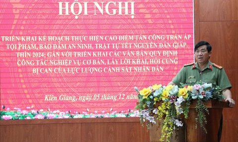 Kiên Giang: Mở cao điểm tấn công, trấn áp tội phạm dịp Tết Nguyên đán