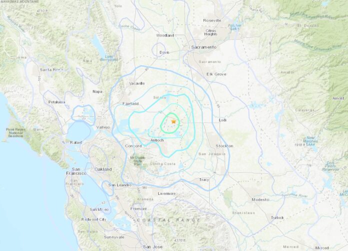 Bắc California động đất 4.2 độ, chưa có báo cáo thiệt hại