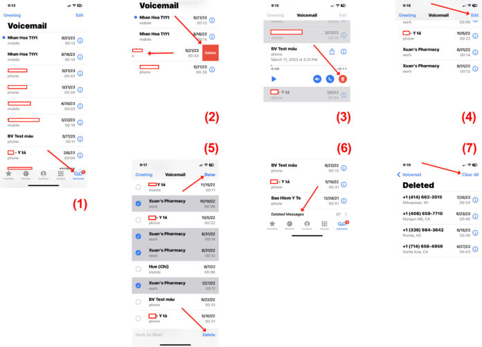 Xóa vĩnh viễn Voicemail trên iPhone