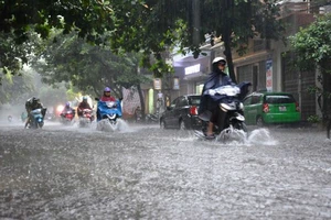 Ngày 9/9, nhiều nơi ở Bắc Bộ và Thanh Hóa tiếp tục mưa lớn