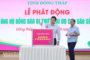 Đồng Tháp: Hơn 13,2 tỷ đồng ủng hộ đồng bào bị thiệt hại do bão số 3