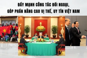 Đẩy mạnh công tác đối ngoại, góp phần nâng cao vị thế, uy tín Việt Nam