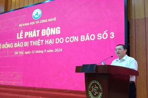 Bộ Khoa học và Công nghệ phát động chung tay ủng hộ đồng bào bị ảnh hưởng do bão số 3