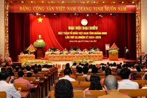 Đại hội đại biểu Mặt trận Tổ quốc Việt Nam tỉnh Quảng Ninh lần thứ XII, nhiệm kỳ 2024-2029