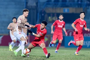 Thể Công Viettel thắng đậm 3-0 Công an Hà Nội