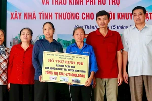 Hải Dương hỗ trợ 58 người khuyết tật xây dựng, tu sửa nhà ở