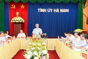 Tổng Bí thư Nguyễn Phú Trọng với nhân dân Hà Nam