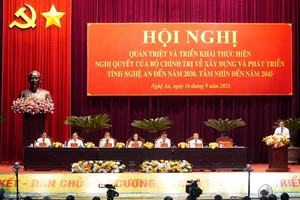 Nghệ An tổ chức Hội nghị quán triệt, triển khai thực hiện Nghị quyết số 39 của Bộ Chính trị