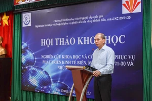 Nghiên cứu khoa học và công nghệ phục vụ phát triển bền vững kinh tế biển