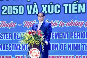 Thủ tướng Phạm Minh Chính: Thực hiện các giải pháp đồng bộ đưa Ninh Thuận phát triển nhanh và bền vững