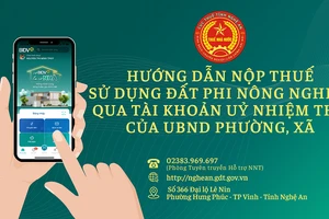 Nghệ An: Thu thuế sử dụng đất phi nông nghiệp qua tài khoản ủy nhiệm thu của UBND phường, xã