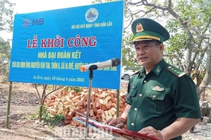 Khởi công Nhà Đại đoàn kết cho gia đình chính sách ở xã biên giới Đắk Lắk