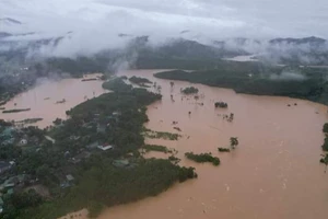 Nghệ An: Huy động lực lượng khắc phục hậu quả mưa lũ ở Quỳ Châu