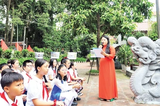 Lan tỏa tình yêu quê hương tới học sinh