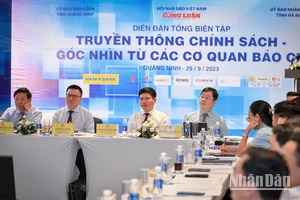 [Ảnh] Diễn đàn Tổng Biên tập: “Truyền thông chính sách - Góc nhìn từ các cơ quan báo chí”