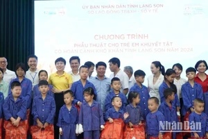 Lạng Sơn phẫu thuật miễn phí cho trẻ em khuyết tật