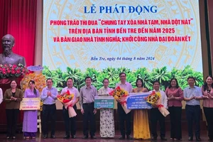 Bến Tre phát động phong trào thi đua “Chung tay xóa nhà tạm, nhà dột nát”