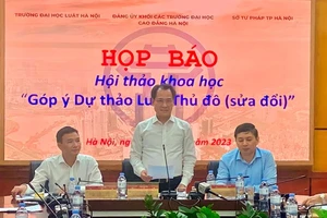 Ngày 1/8, Hà Nội tổ chức Hội thảo khoa học “Góp ý Dự thảo Luật Thủ đô (sửa đổi)”