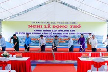 PM attends ceremony to start work on Him Lam resistance centre renovation project