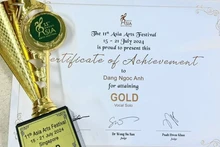 Dang Ngoc Anh wins gold at 2024 Asia Arts Festival