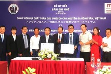 Vietnamese, Japanese geoparks sign MoU on cooperation