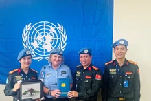 Vietnamese police officers honoured by UNMISS