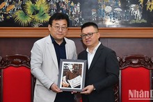 Nhan Dan promotes cooperation with Journalists Association of Korea