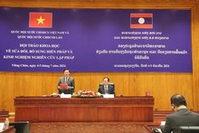 Vietnam shares Constitution amendment experiences with Laos