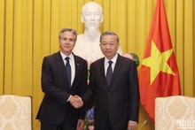 President To Lam receives US Secretary of State Antony Blinken