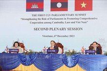 Top legislator concludes trip for 1st CLV Parliamentary Summit, visits to Laos, Thailand