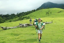 Picnic on charming Xa Reng Grass Hill in western Quang Tri