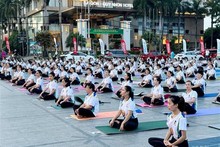 10th International Yoga Day takes place in Binh Dinh