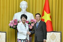 President Vo Van Thuong hosts Japanese Foreign Minister