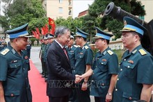 President visits Air Defence - Air Force High Command