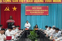 Politburo Inspection Delegation works with Ben Tre Provincial Party Committee Standing Committee