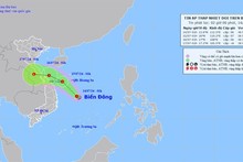 Tropical depression strengthens, moves northwest