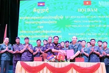 Vietnamese and Cambodian border guards forces strengthen coordination