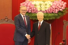 Australia lauds Vietnamese Party chief's role in bilateral ties