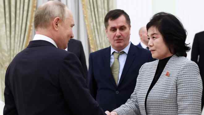 Ông Putin sẵn sàng sớm tới thăm Bình Nhưỡng, Triều Tiên nói