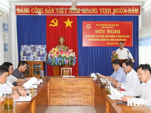 Cụm thi đua số 2, Hội Cựu chiến binh tỉnh: Sơ kết công tác thi đua, khen thưởng 6 tháng đầu năm 2024