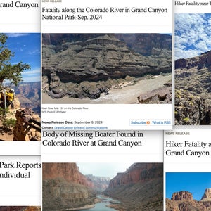 Năm nay có nhiều người chết ở Grand Canyon không?