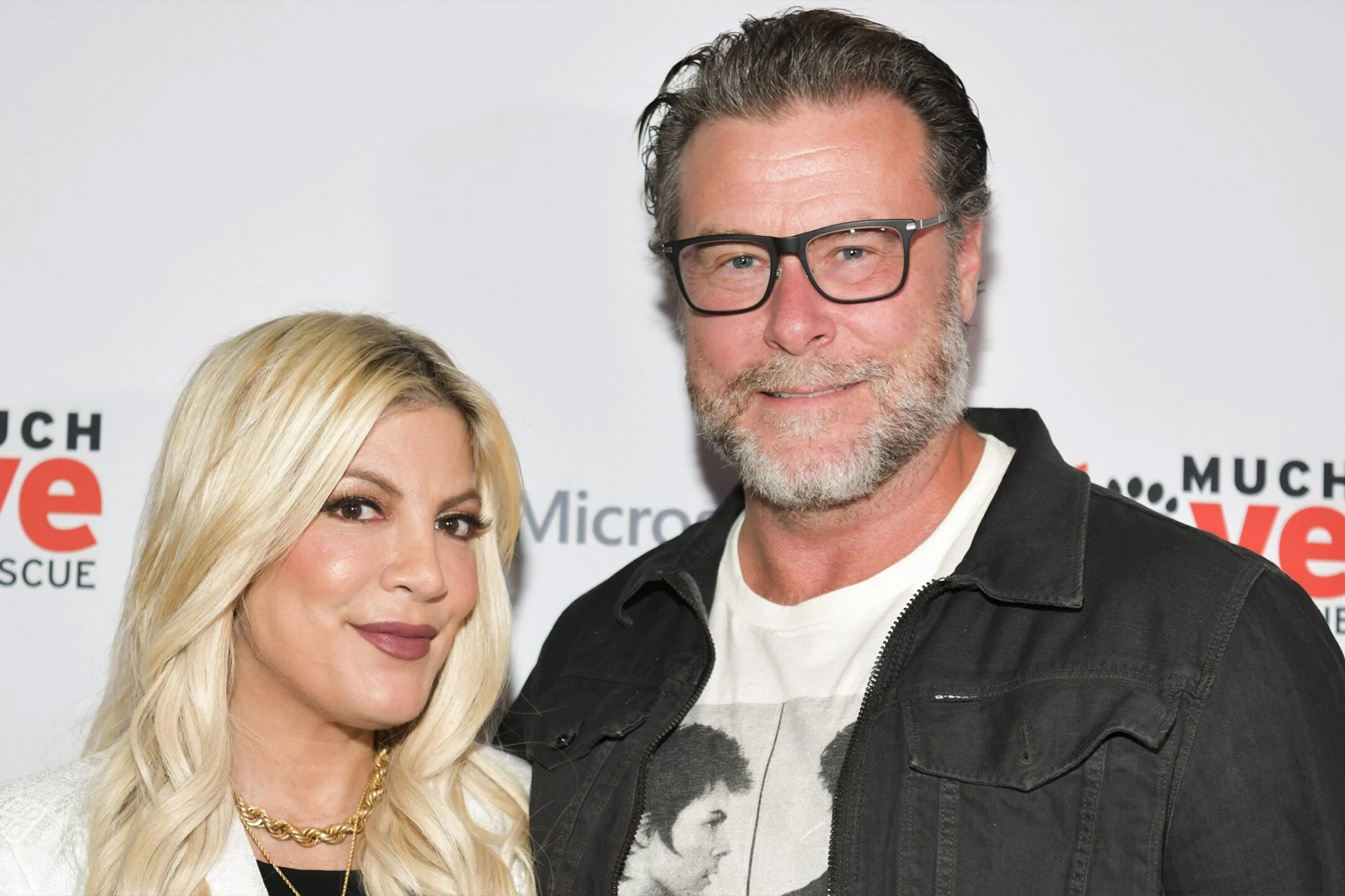 Dean McDermott says ex Tori Spelling 'gets along fabulously' with new girlfriend