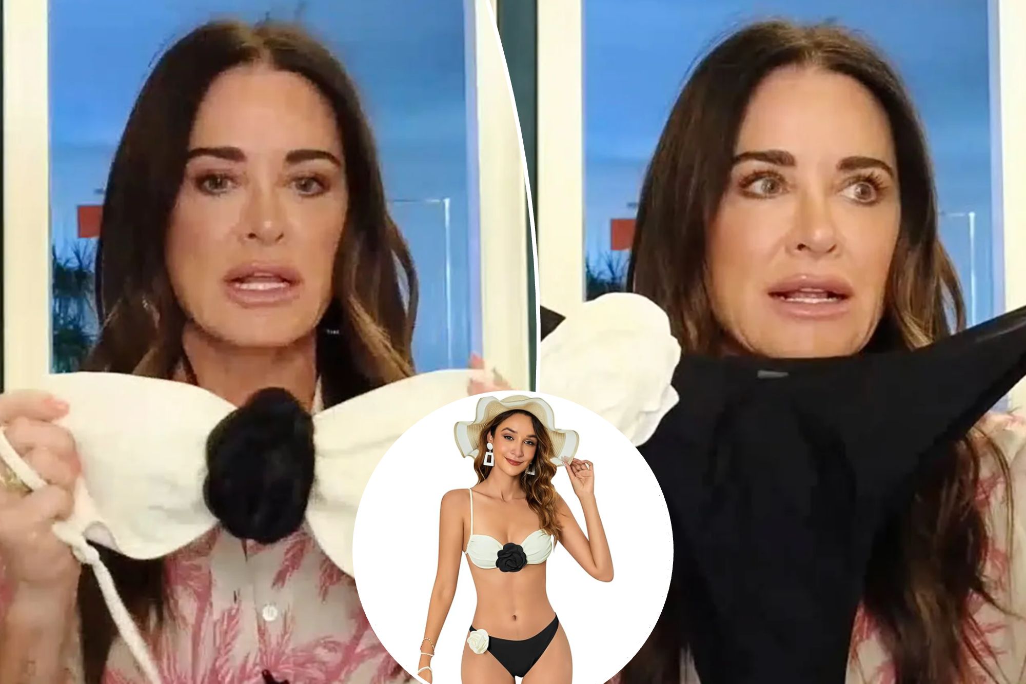 Kyle Richards thề rằng bộ bikini của Amazon trông giống như một phiên bản của Chanel