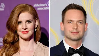 'Suiss' Patrick J. Adams và Sarah Raffery Say New Rewatch Podcast sẽ giúp họ "được hiện diện" trong kinh nghiệm của họ