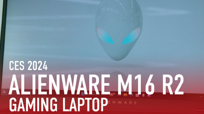 Trên tay CES 2024: Máy tính xách tay chơi game 16 inch m16 R2 của Alienware nhỏ gọn