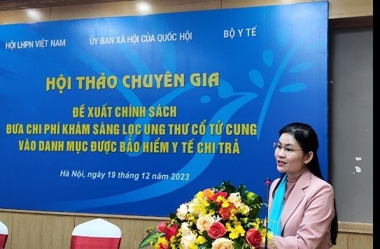 Đề xuất đưa chi phí khám sàng lọc ung thư cổ tử cung vào danh mục được bảo hiểm y tế chi trả