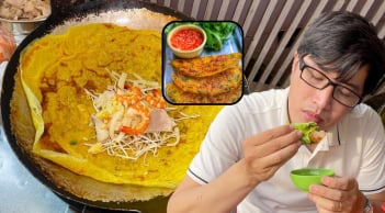 Đổ bánh xèo tại nhà chỉ cần thêm 1 thứ: Vỏ giòn tan, không vỡ, không dính chảo