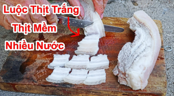 Đầu bếp tiết lộ: Luộc thịt cho muối và nước lã là sai, muốn thịt mềm ngọt phải làm cách này