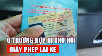 Kể từ 1/6: 6 trường hợp bị thu hồi Giấy phép lái xe, ai cố giữ lại sẽ bị phạt rất nặng