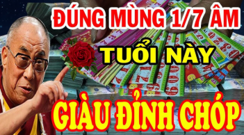 Đêm nay Thần Tài đến: 3 tuổi Thần Tài sủng ái, giàu có nhất tháng 7 âm